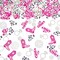 Cowgirl Disco Bachelorette Confetti, Disco Cowgirl Bachelorette Party Decorations, Glitter Disco Ball Ring and Pink Cowgirl Boot Hat Confetti for Bachelorette Bridal Shower Table Decor(100pcs)